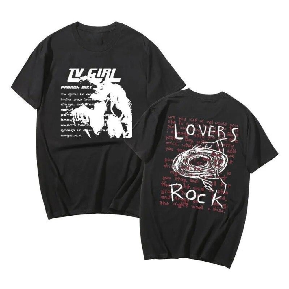 Tv Girl Lovers Rock Song Graphic T Shirt 2 Sided